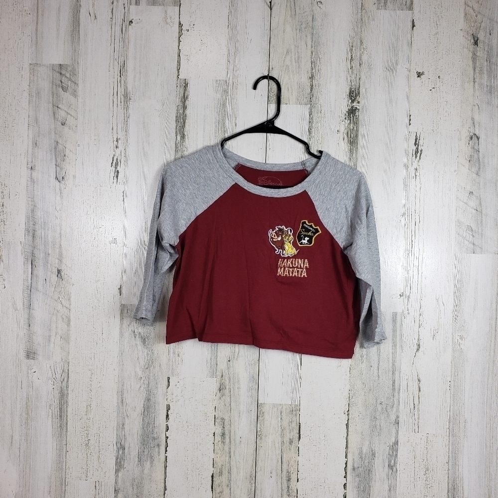 Disney lion king crop top hakuna matata M